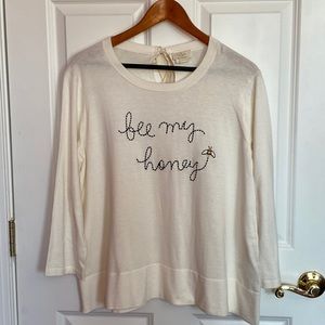 Kate Spade Bee My Honey Sweater (size large)